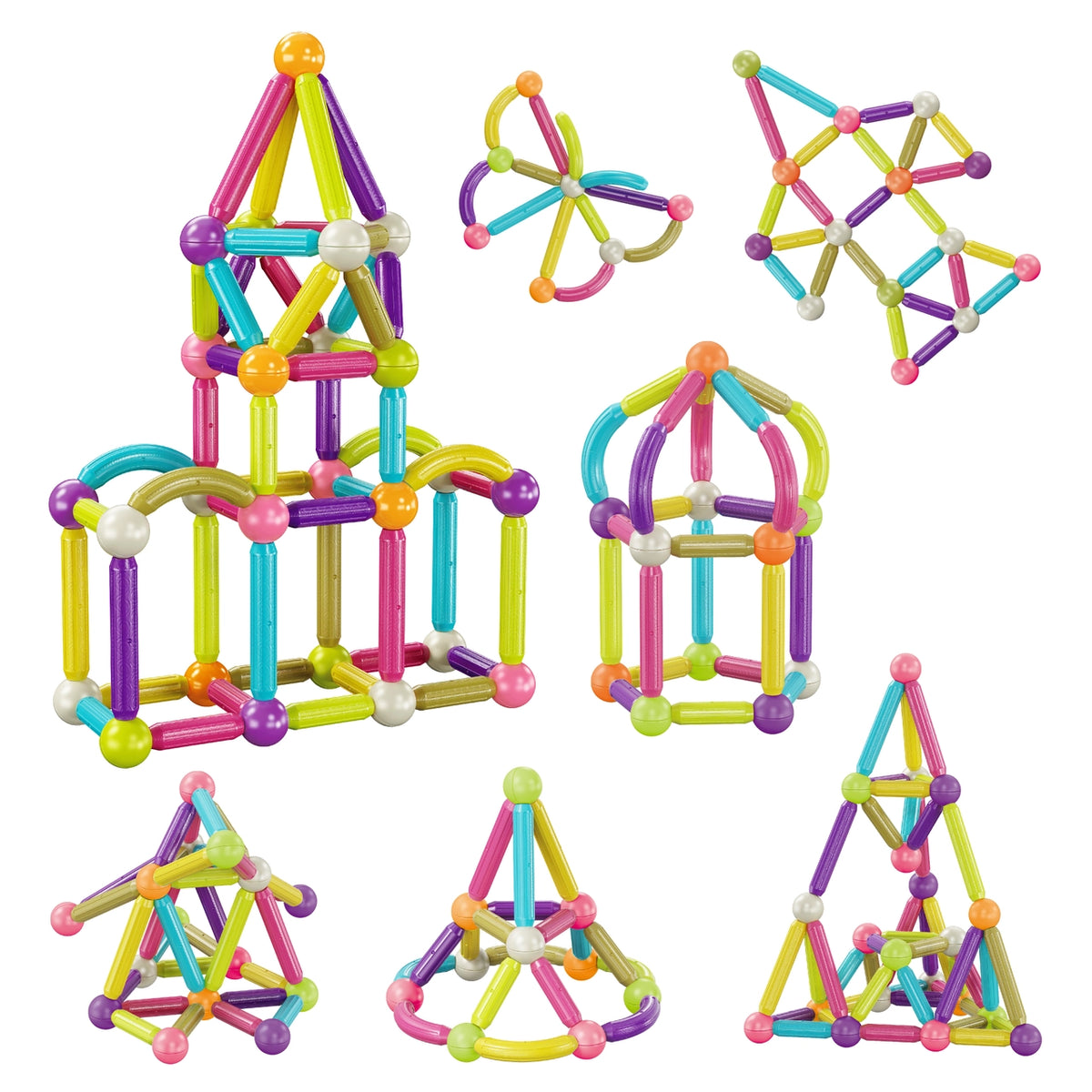 Magnetic building hot sale block set