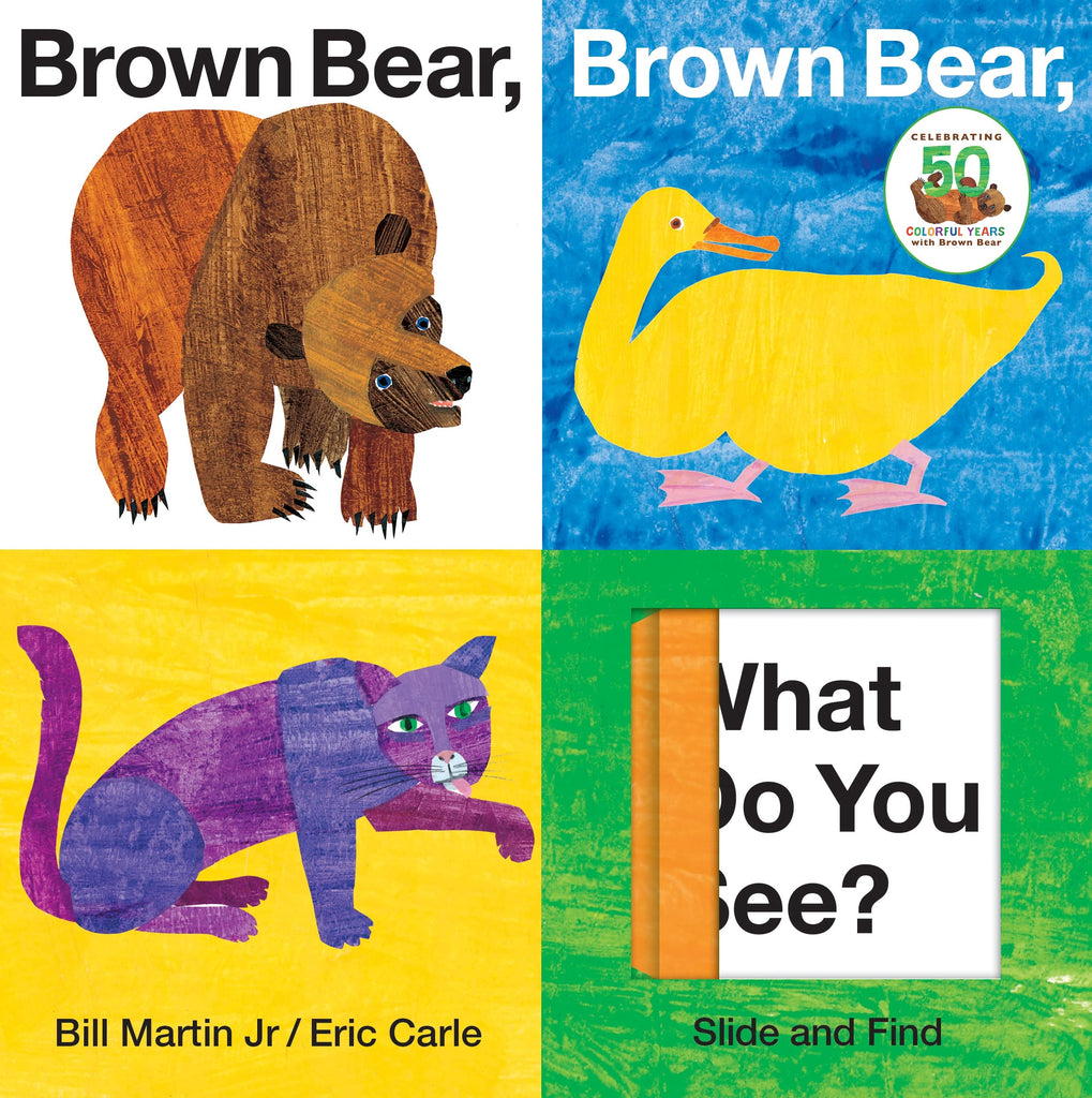 brown bear book slide and find by bill martin jr and eric carle