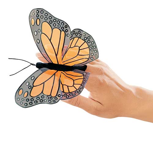 Folkmanis Monarch Butterfly finger puppet